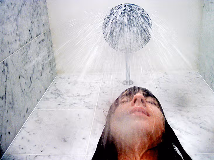 do showers help with headaches?